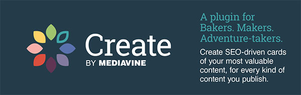 Create by Mediavine Wordpress banner